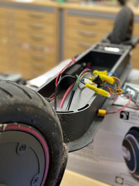 Electric Scooter being repaired at Venus Repair Centre